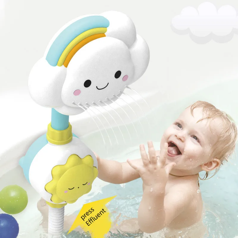 Bath Toys for Kids Baby Water Game Clouds Model Faucet Shower Water Spray Toy For Children Squirting Sprinkler Bathroom Baby Toy
Bath Toys for Kids Baby Water Game Clouds Model Faucet Shower Water Spray Toy For Children Squirting Sprinkler Bathroom Baby Toy