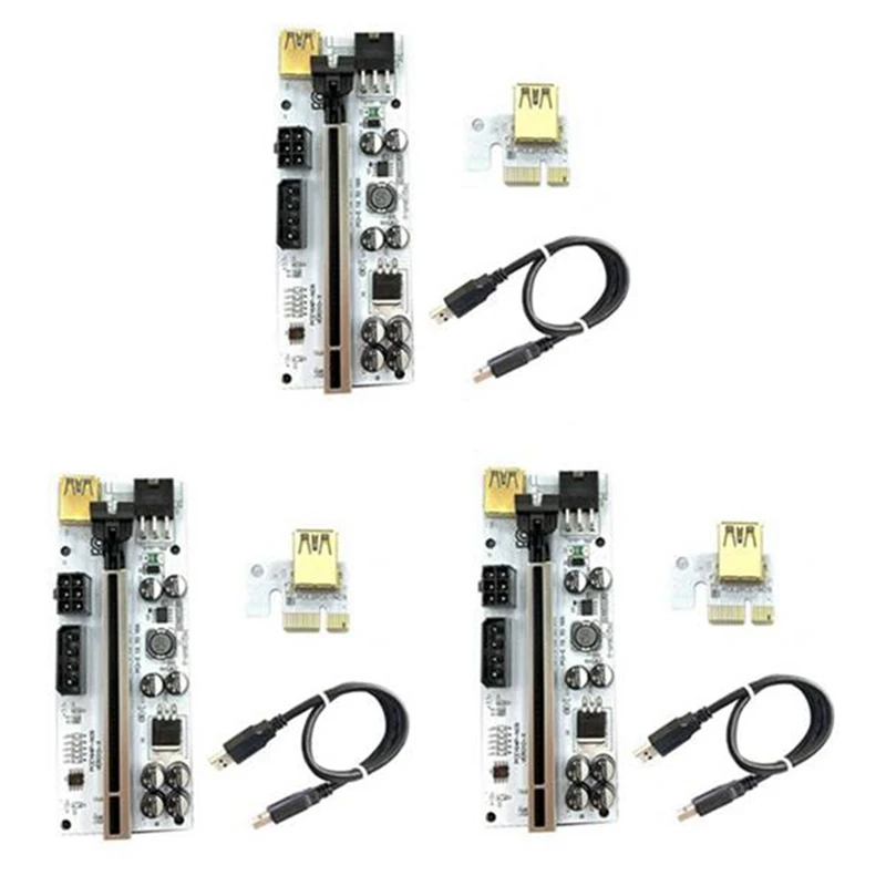 3 шт., USB 3.0 PCI-E Райзер-карта, стандартный кабель Райзер для видеокарты X16, Райзер-карта PCI-E для майнинга
3 шт., USB 3.0 PCI-E Райзер-карта, стандартный кабель Райзер для видеокарты X16, Райзер-карта PCI-E для майнинга