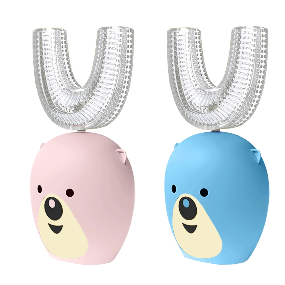 Smart 360 Degress U Sonic Electric Toothbrush Kids Silicone Automatic Ultrasonic Tooth Brush Children 3 Modes Teeth Brush
Smart 360 Degress U Sonic Electric Toothbrush Kids Silicone Automatic Ultrasonic Tooth Brush Children 3 Modes Teeth Brush