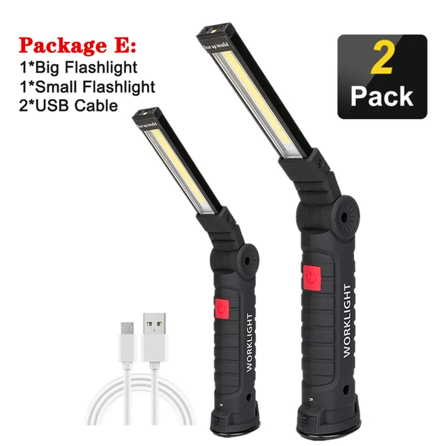 Портативный USB фонарик COB 5 режимов 
Портативный USB фонарик COB 5 режимов