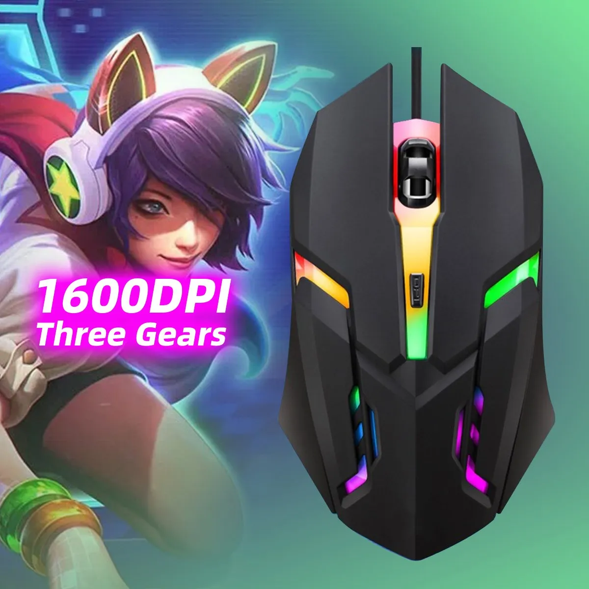 2023 New Colorful Led Gaming Mouse 1600DPI Wired Mouse USB Computer Mice For Samsung/Xiaomi Tablet Mouse PC Accessories Hot Sale
2023 New Colorful Led Gaming Mouse 1600DPI Wired Mouse USB Computer Mice For Samsung/Xiaomi Tablet Mouse PC Accessories Hot Sale