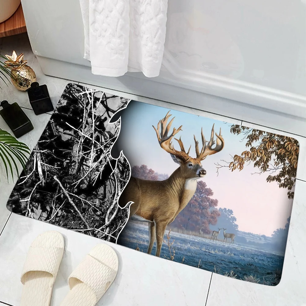 Personality Deer Hunting Kitchen Doormat Non-slip Hallway Bedroom Entrance Doormat Balcony Rugs Carpets Home Decoration
Personality Deer Hunting Kitchen Doormat Non-slip Hallway Bedroom Entrance Doormat Balcony Rugs Carpets Home Decoration