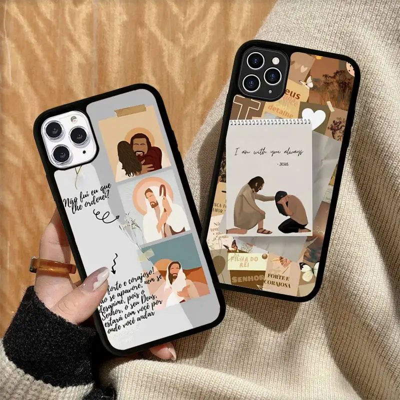 Jesus Christ Phone Case Silicone PC+TPU Case for iPhone 11 12 13 Pro Max 8 7 6 Plus X SE XR Hard Fundas
Jesus Christ Phone Case Silicone PC+TPU Case for iPhone 11 12 13 Pro Max 8 7 6 Plus X SE XR Hard Fundas