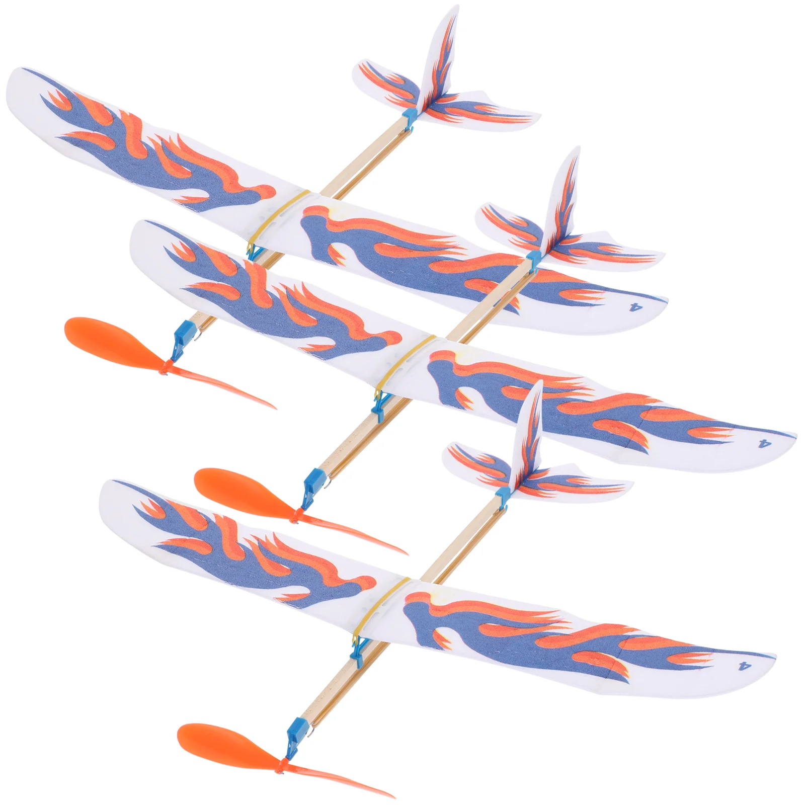 

DIY Creative Aircraft Model Delicate Bird Design Plane Model Rubber Band Powered Aircraft Educational Toy (Random Pattern)