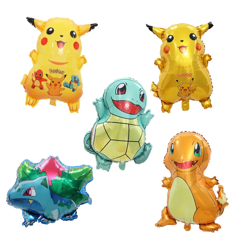 Anime Pokemon Foil Balloons Children Birthday Party Decorations Kids Pikachu Charmander Squirtle Cartoon Toys Supplies
Anime Pokemon Foil Balloons Children Birthday Party Decorations Kids Pikachu Charmander Squirtle Cartoon Toys Supplies