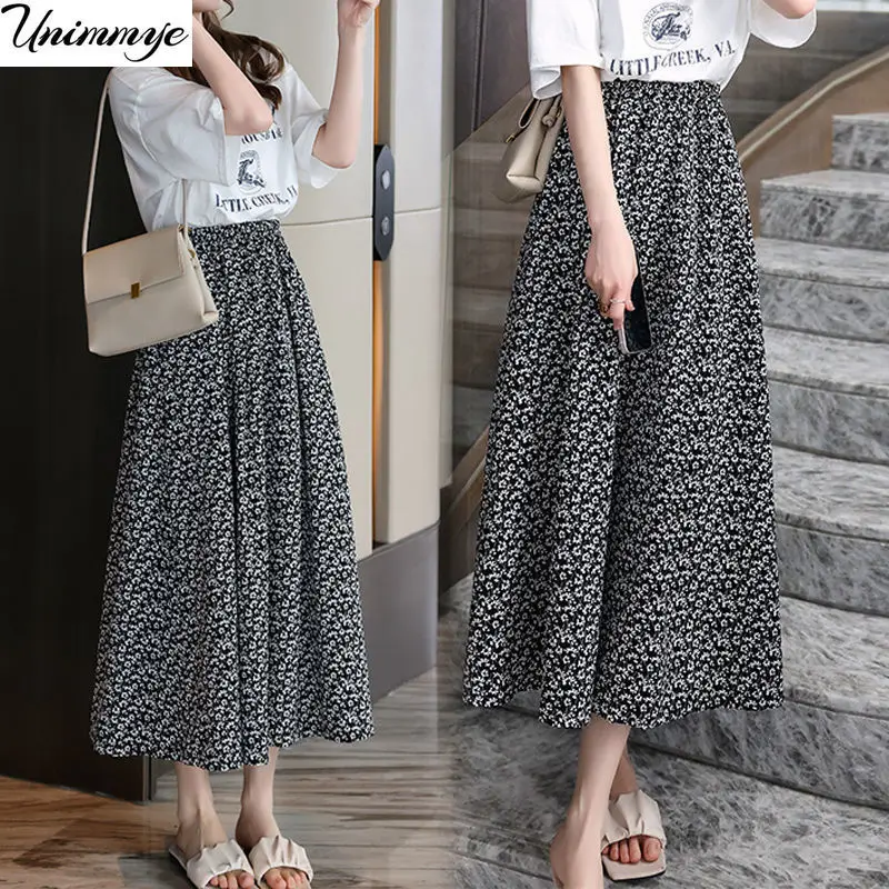 Summer Chiffon Midi Skirts Womens Korean England Style Office Lady Simple Elegant Faldas Mujer Moda Long Skirts Womens X1
Summer Chiffon Midi Skirts Womens Korean England Style Office Lady Simple Elegant Faldas Mujer Moda Long Skirts Womens X1