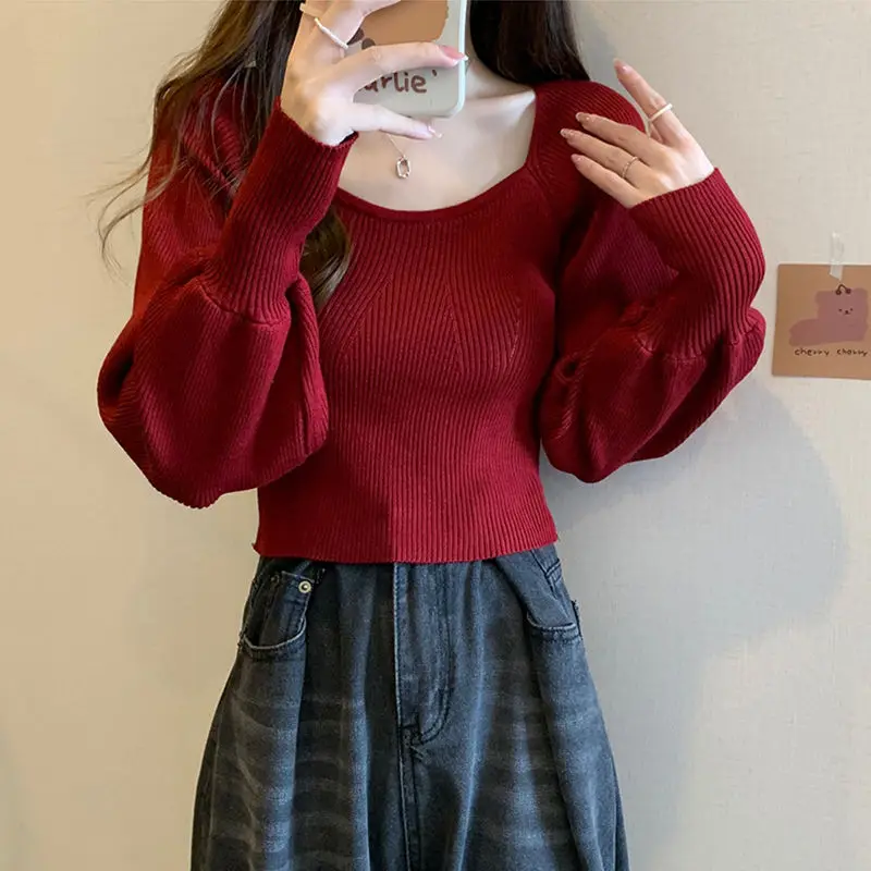 Yasuk Autumn Winter Casual Pullover Women's Girl Simple Preppy Style Solid Patchwork Knitted Solid Color Ruffle Long Sleeve
Yasuk Autumn Winter Casual Pullover Women's Girl Simple Preppy Style Solid Patchwork Knitted Solid Color Ruffle Long Sleeve