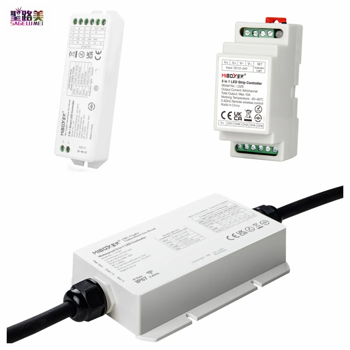 Miboxer 2,4G DC12V-24V LS2 5 в 1 умный контроллер светодиодной ленты Водонепроницаемый регулятор яркости для одноцветного CCT RGB RGBW RGB + CCT ленты освещения
Miboxer 2,4G DC12V-24V LS2 5 в 1 умный контроллер светодиодной ленты Водонепроницаемый регулятор яркости для одноцветного CCT RGB RGBW RGB + CCT ленты освещения