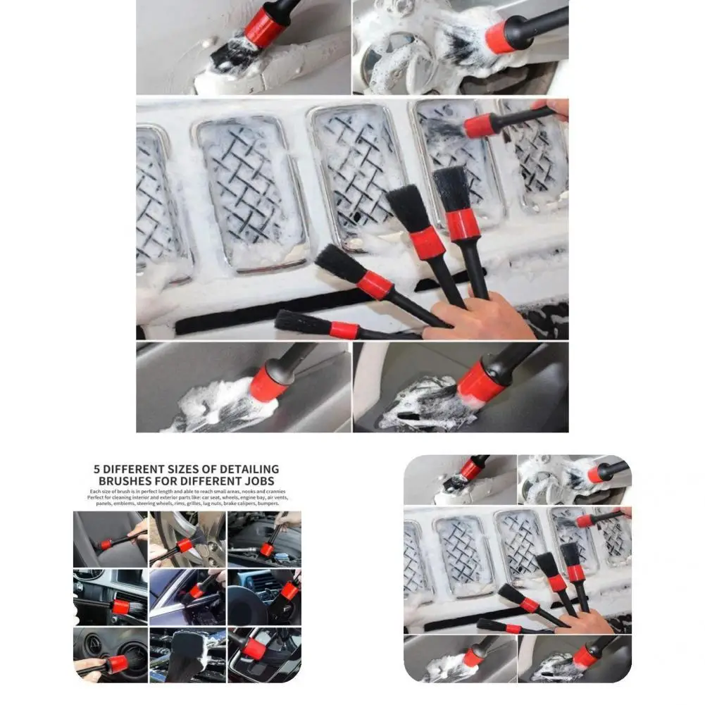 1 Set Car Detailing Brush Convenient Multi-purpose Dustproof Car Detailing Brush Simple Usage Anti-wear Car Cleaning Brush
1 Set Car Detailing Brush Convenient Multi-purpose Dustproof Car Detailing Brush Simple Usage Anti-wear Car Cleaning Brush