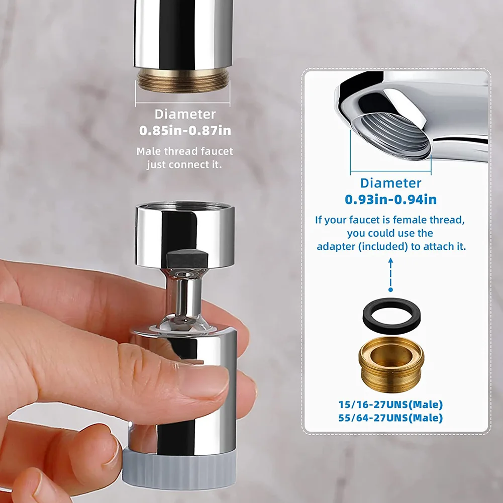 Bathtub Parts Washing Nozzle Faucet Aerator Kitchen Sink 360° Swivel ABS Built-in Filter Chrome 3-Function 1pcs
Bathtub Parts Washing Nozzle Faucet Aerator Kitchen Sink 360° Swivel ABS Built-in Filter Chrome 3-Function 1pcs