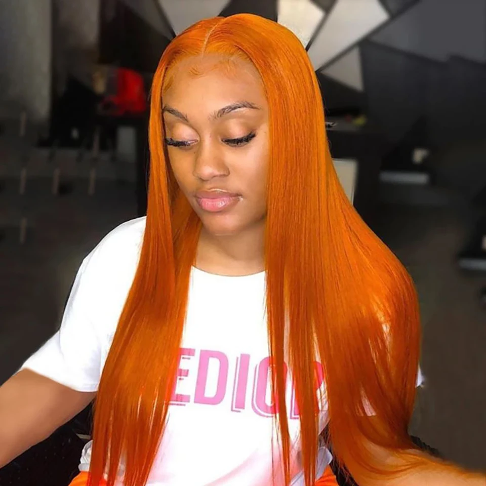 Alipretty Ginger Brazilian Human Hair Wig Pre Plucked 13x4 Orange Color Body Wave Lace Front Natural Wigs For Women Remy Hair
Alipretty Ginger Brazilian Human Hair Wig Pre Plucked 13x4 Orange Color Body Wave Lace Front Natural Wigs For Women Remy Hair