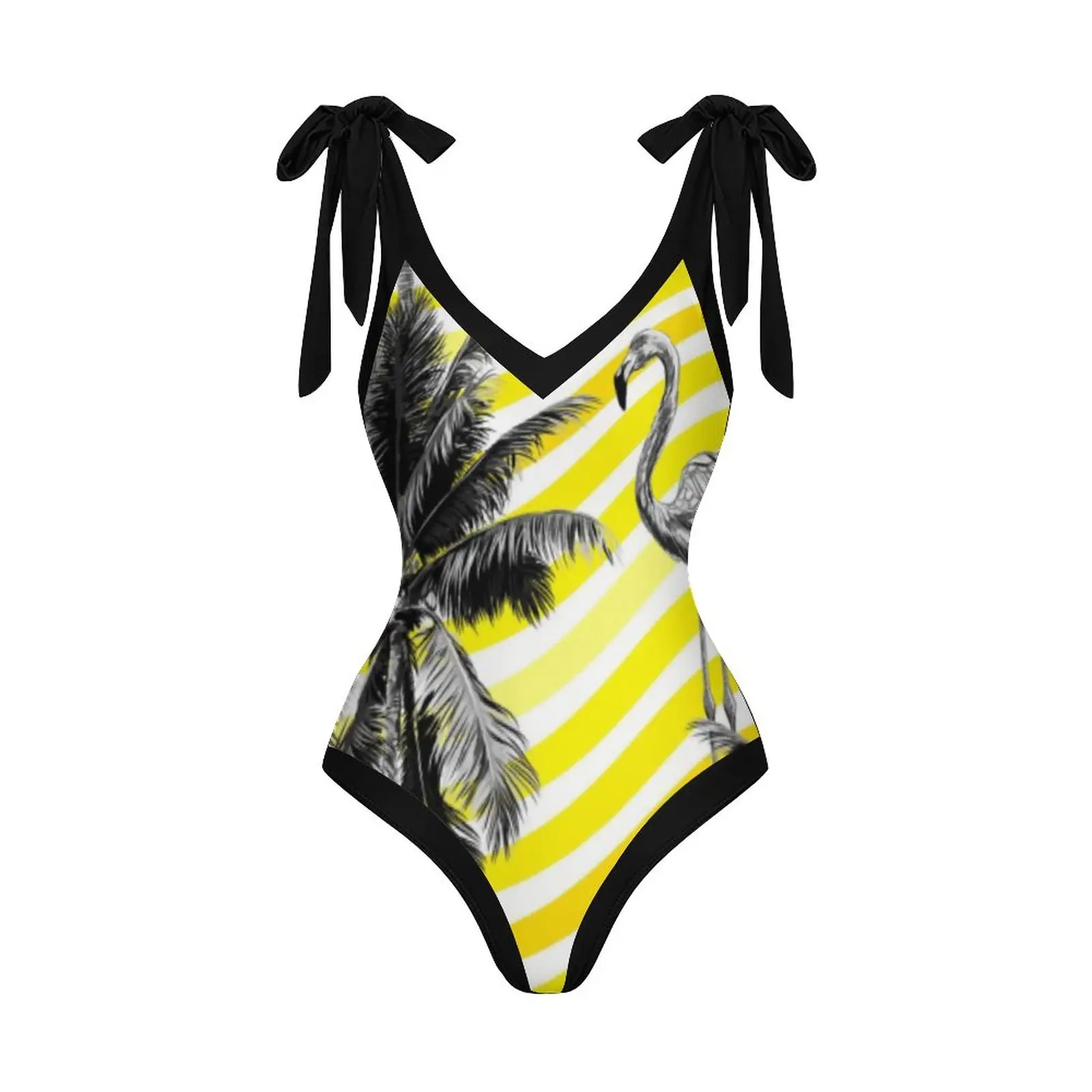 Coconut Tree Print Swimsuit for Women, V-Neck Halter, Bowknot Strap Beachwear, Tummy Control Bathing Suit, Summer Monokini, 2023
Coconut Tree Print Swimsuit for Women, V-Neck Halter, Bowknot Strap Beachwear, Tummy Control Bathing Suit, Summer Monokini, 2023