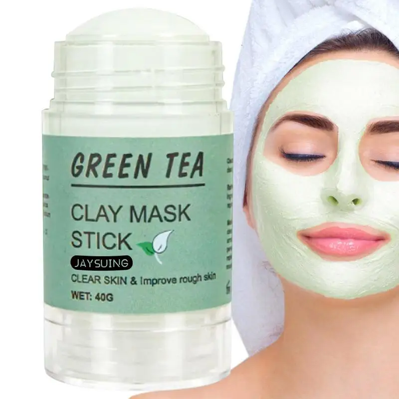 Green Tea Cleansing Stick Tea Extract Blackhead Remover Minimize Deep Pores Oil Control Moisturizing Mud Mask Skin Care Product
Green Tea Cleansing Stick Tea Extract Blackhead Remover Minimize Deep Pores Oil Control Moisturizing Mud Mask Skin Care Product