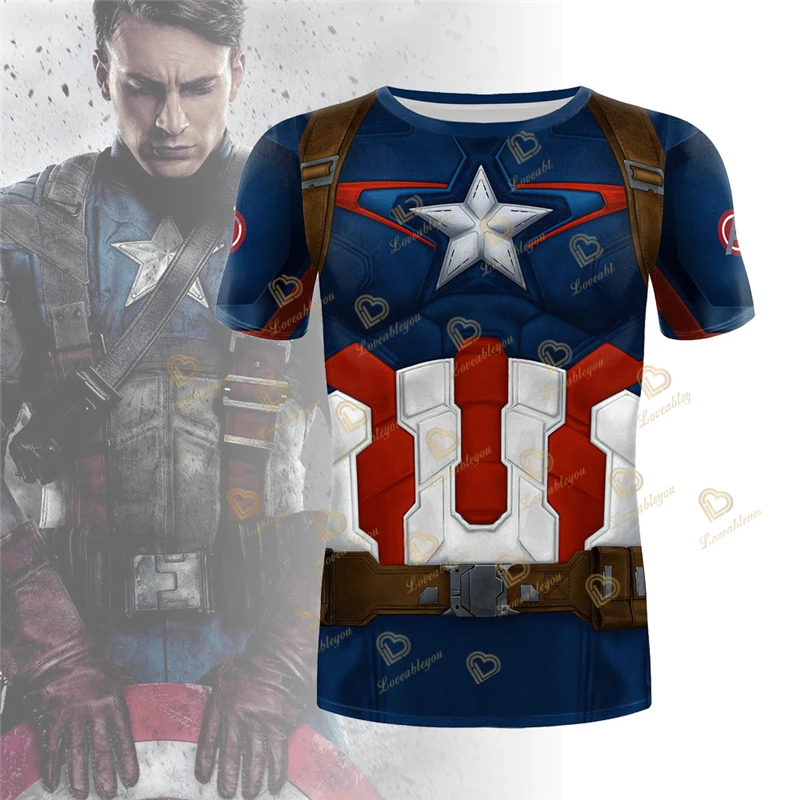 New The Endgame Captain 3D Superhero Cosplay Compression Premium T Shirt Finess Gym Quick-Drying Tight Tops
New The Endgame Captain 3D Superhero Cosplay Compression Premium T Shirt Finess Gym Quick-Drying Tight Tops