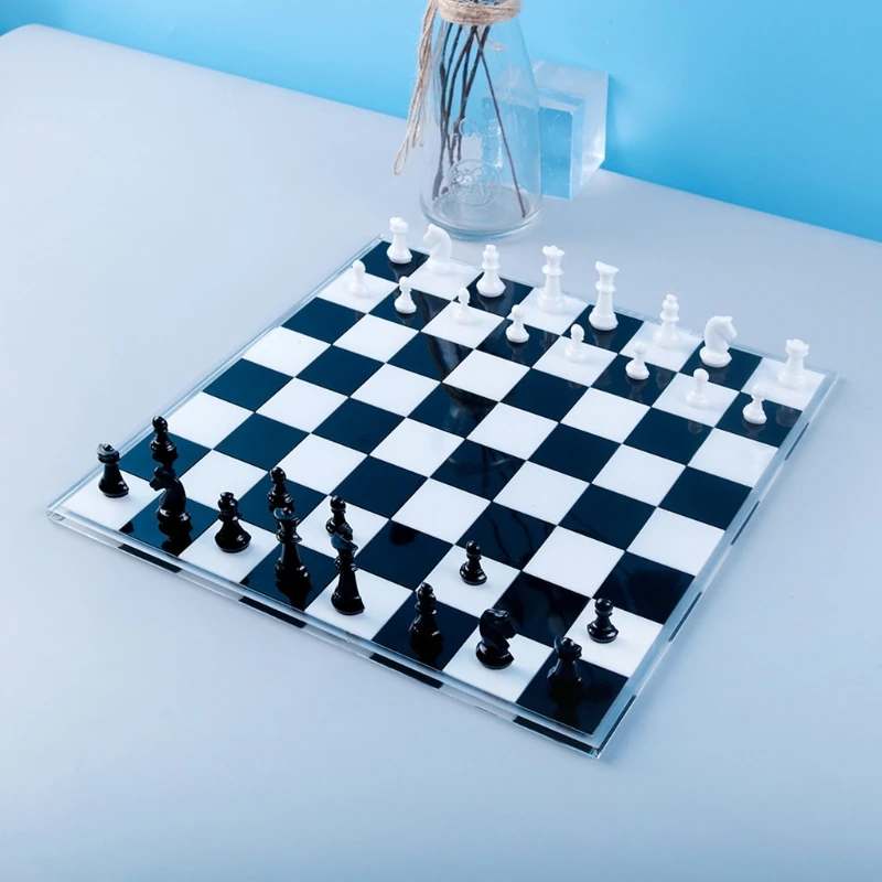 652F Crystal Epoxy Resin Mold International Chess Checkerboard Casting Silicone Mould
652F Crystal Epoxy Resin Mold International Chess Checkerboard Casting Silicone Mould