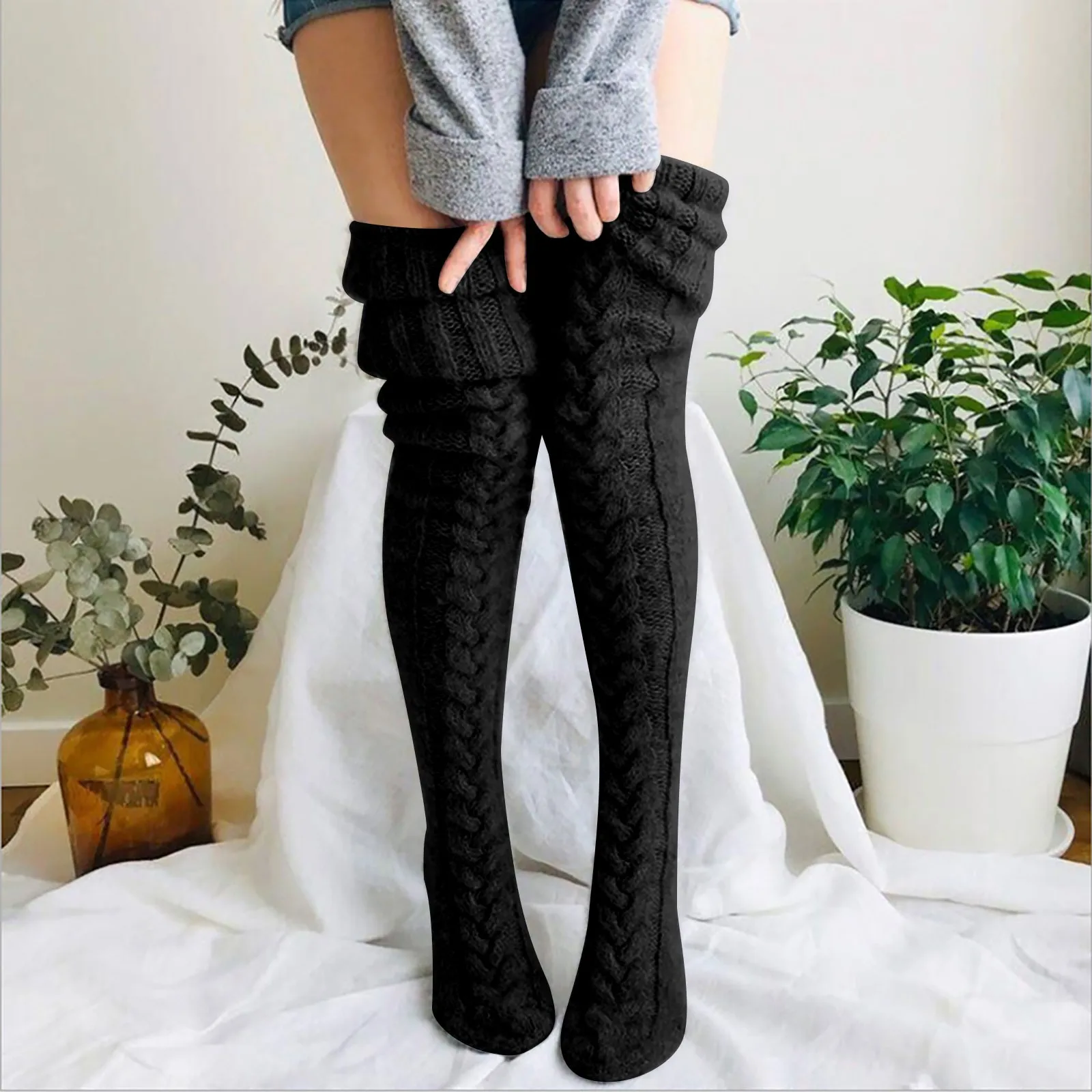 Christmas Women Cotton Socks Print Thicker Floor Socks Carpet Socks Long Wool Knit Leg Warmers For Women And Girls Ankle Warm
Christmas Women Cotton Socks Print Thicker Floor Socks Carpet Socks Long Wool Knit Leg Warmers For Women And Girls Ankle Warm