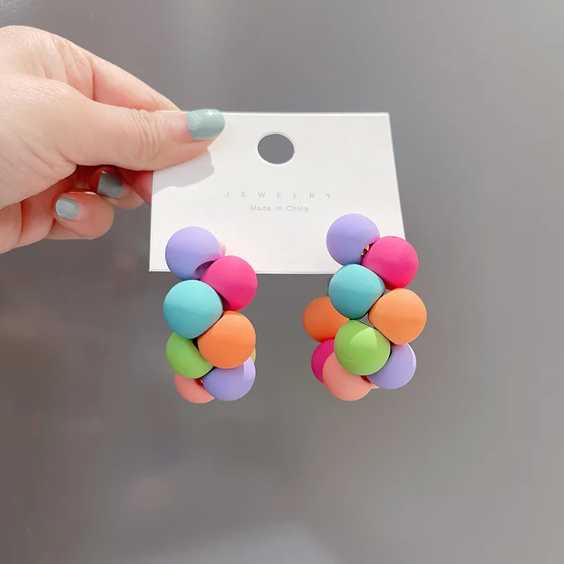Colorful Cc Earrings Korean Exaggerated Fashion Cute Luxury、girl、earrings for Women Jewelry Accessories Party Wedding Gift
Colorful Cc Earrings Korean Exaggerated Fashion Cute Luxury、girl、earrings for Women Jewelry Accessories Party Wedding Gift