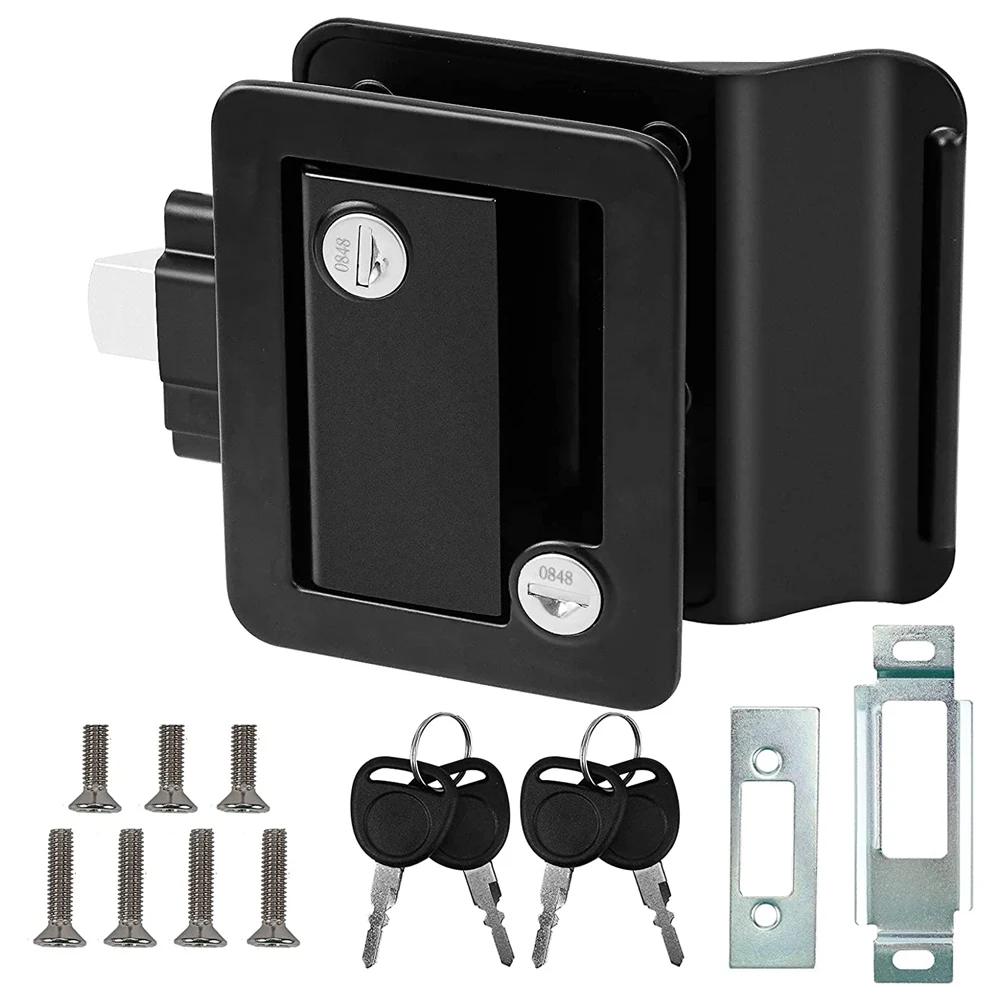 RV Travel Trailer Entry Door Lock, Door Latch with Paddle Deadbolt, RV Handle for Cargo Hauler Horse Trailer Truck
RV Travel Trailer Entry Door Lock, Door Latch with Paddle Deadbolt, RV Handle for Cargo Hauler Horse Trailer Truck