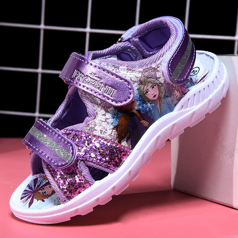Disney frozen 2 purple girls sandals non-slip leather shoes Beach shoes Europe size 24-30
Disney frozen 2 purple girls sandals non-slip leather shoes Beach shoes Europe size 24-30