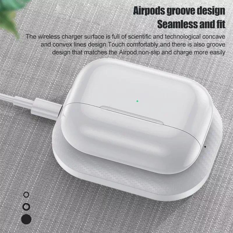 2 in 1 7.5W QI Wireless Charger Dock Station Pad For Apple Airpods 2 AirPods Pro iPhone X 8Plus XS XR Xs 11 Pro Max Charge Base
2 in 1 7.5W QI Wireless Charger Dock Station Pad For Apple Airpods 2 AirPods Pro iPhone X 8Plus XS XR Xs 11 Pro Max Charge Base