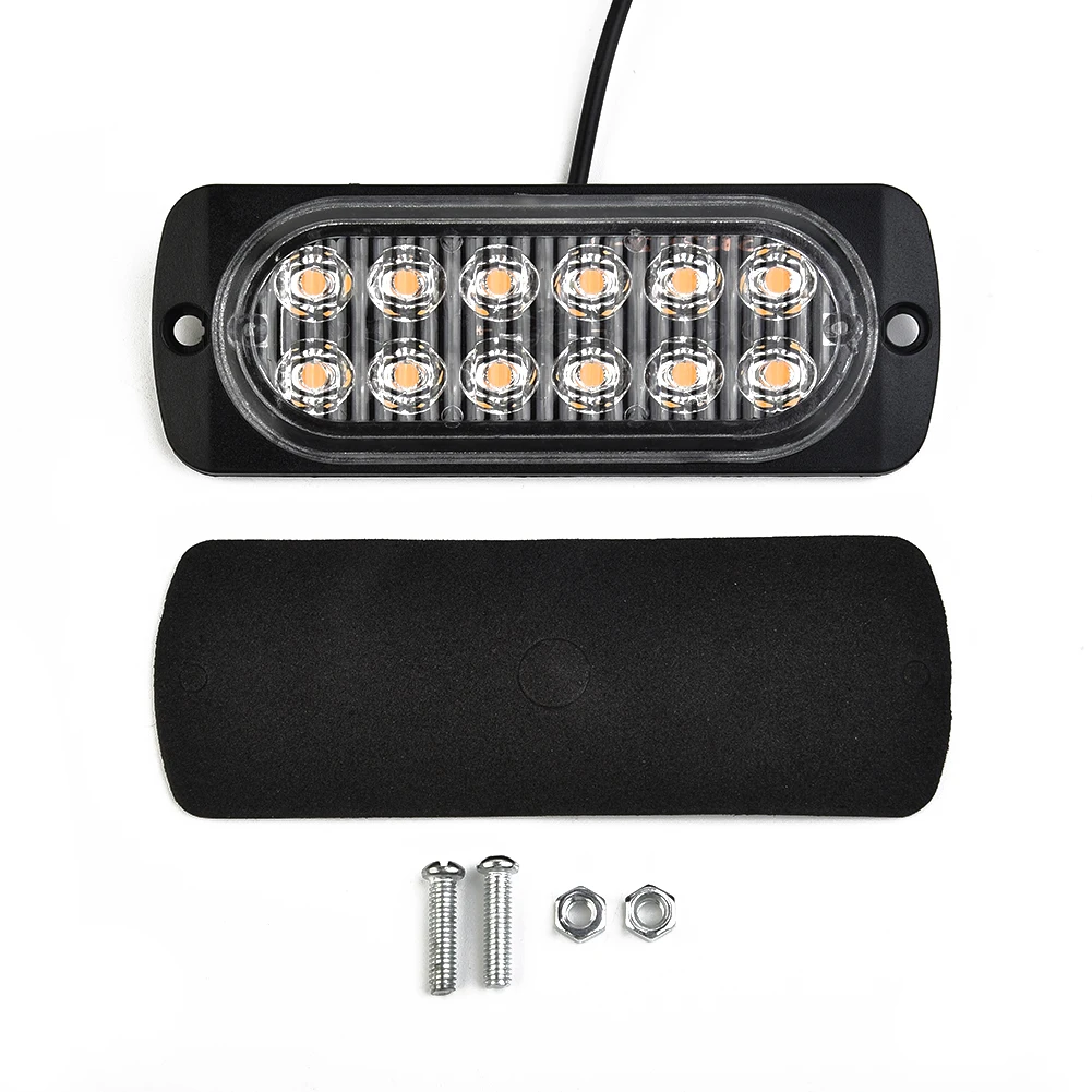2pcs Amber 12LED 36W Constantly Bright Light Bar Car Truck Signal Warning Lamps 12 High-intensity LED With Optical Lenses
2pcs Amber 12LED 36W Constantly Bright Light Bar Car Truck Signal Warning Lamps 12 High-intensity LED With Optical Lenses