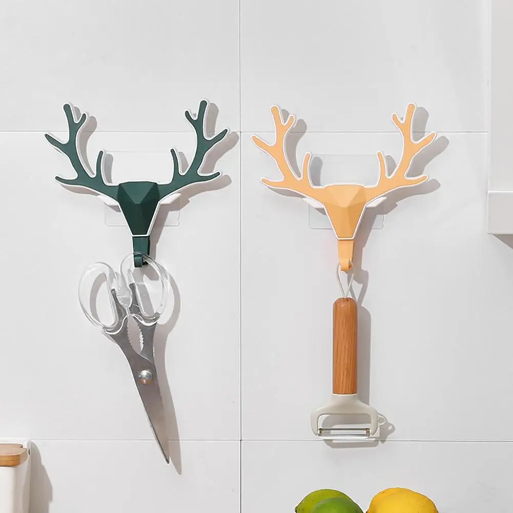 Practical Deer Antler Wall-mounted Storage Rack Storage Hanger ABS Storage Accessories 
Practical Deer Antler Wall-mounted Storage Rack Storage Hanger ABS Storage Accessories