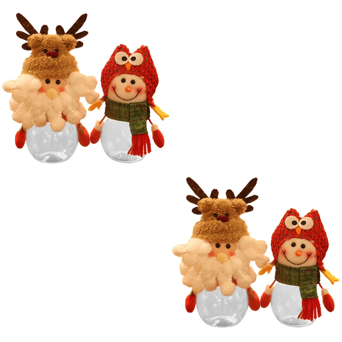 4 Christmas Snowman Candy Jar Santa Clause Cookie Jar Candy Packaging Bottle Party Favor Box
4 Christmas Snowman Candy Jar Santa Clause Cookie Jar Candy Packaging Bottle Party Favor Box
