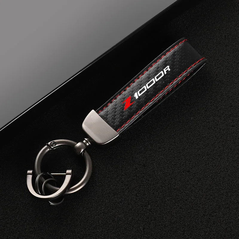 Leather Motorcycles keychain horseshoe buckle jewelry key chain for KAWASAKI Z1000R Z1000SX NINJA accessories
Leather Motorcycles keychain horseshoe buckle jewelry key chain for KAWASAKI Z1000R Z1000SX NINJA accessories