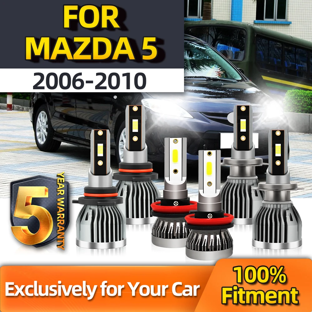 TEENRAM Auto Car Turbo Lamps For Mazda 5 6X LED High Low Beam Conversion Fog Light 9005 H7 H11 Year 2006 2007 2008 2009 2010
TEENRAM Auto Car Turbo Lamps For Mazda 5 6X LED High Low Beam Conversion Fog Light 9005 H7 H11 Year 2006 2007 2008 2009 2010
