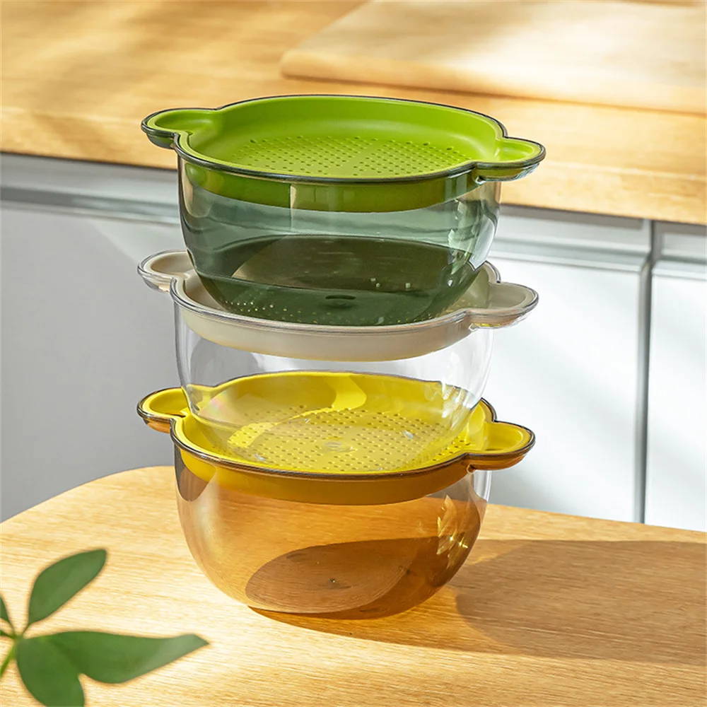 Vegetable And Fruit Drain Basket With Lid Storage Box Light Luxury Washing Basin Fruit Vegetable Strainer Bowl Cleaning Tools
Vegetable And Fruit Drain Basket With Lid Storage Box Light Luxury Washing Basin Fruit Vegetable Strainer Bowl Cleaning Tools