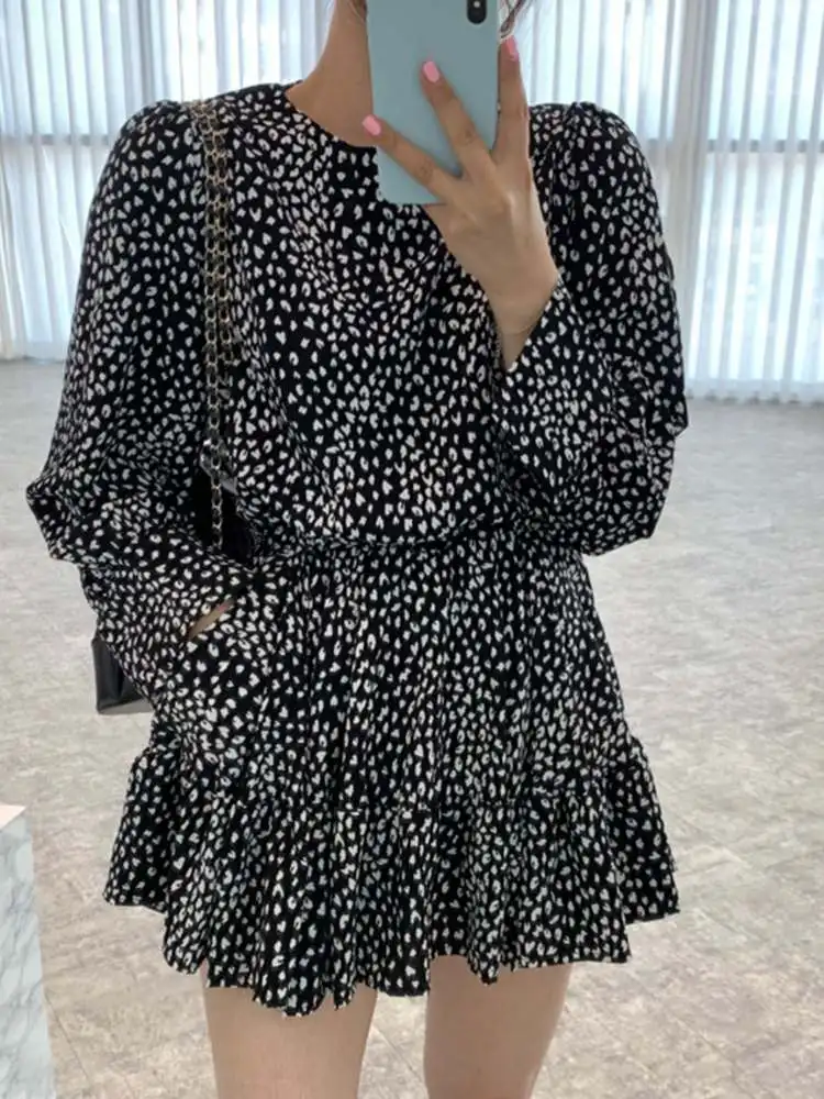 Women Leopard Printed Dresses ZANZEA Fashion OL Ruffled Puff Sleeve Knee Sundress Oversized Casual Party Vestidos V Neck Robes
Women Leopard Printed Dresses ZANZEA Fashion OL Ruffled Puff Sleeve Knee Sundress Oversized Casual Party Vestidos V Neck Robes
