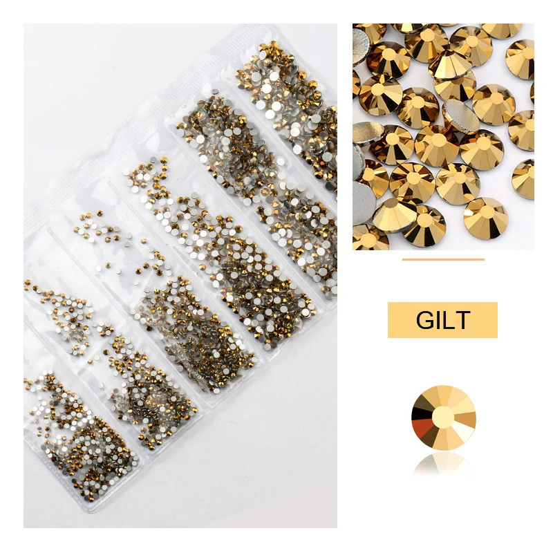 Luxury Gilt Crystal Glass Nail Art Decorations SS4 SS5 SS6 SS8 SS10 SS12 Non HotFix Nail Charms Suppliers And Decorations
Luxury Gilt Crystal Glass Nail Art Decorations SS4 SS5 SS6 SS8 SS10 SS12 Non HotFix Nail Charms Suppliers And Decorations