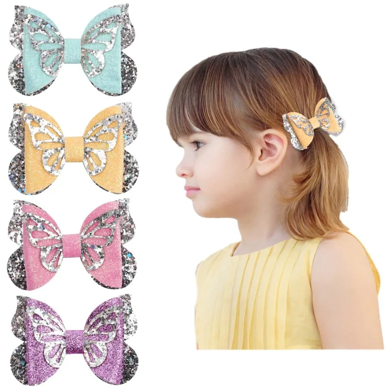Cute Butterfly Hair Bows With Clips For Baby Girl Glitter Sequins Hair Clip Handmade Hairpin Barrettes Princess Hair Accessories
Cute Butterfly Hair Bows With Clips For Baby Girl Glitter Sequins Hair Clip Handmade Hairpin Barrettes Princess Hair Accessories