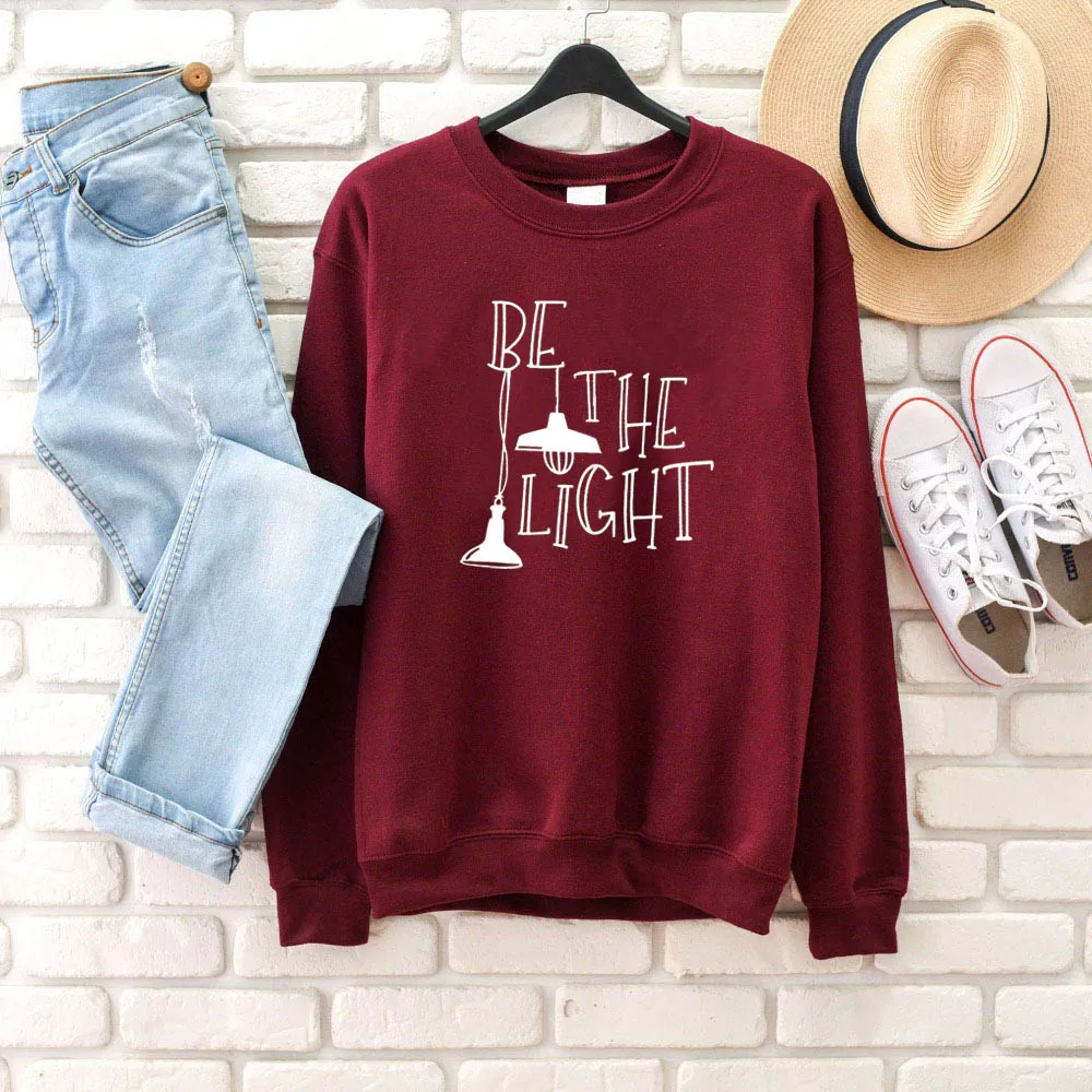 Be the light graphic religion women fashion youngs hipster vintage church jesus spring Autumn pullovers Christian sweatshirt
Be the light graphic religion women fashion youngs hipster vintage church jesus spring Autumn pullovers Christian sweatshirt