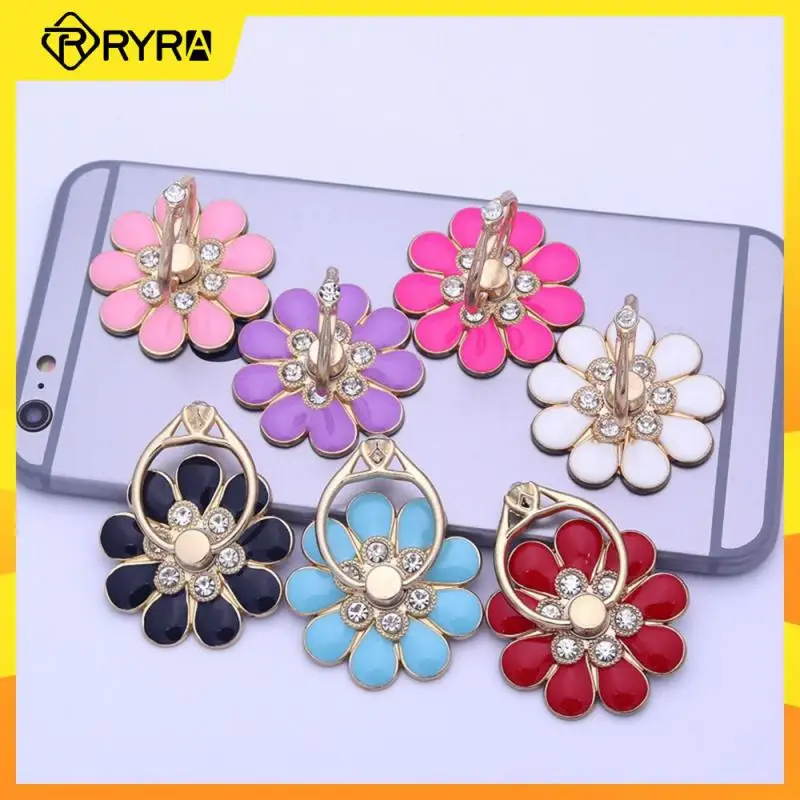 RYRA Flower Mobile Phone Bracket Metal Diamond Finger Ring Buckle Holder 360 Degree Rotating Small Flower Mobile Phone Bracket
RYRA Flower Mobile Phone Bracket Metal Diamond Finger Ring Buckle Holder 360 Degree Rotating Small Flower Mobile Phone Bracket