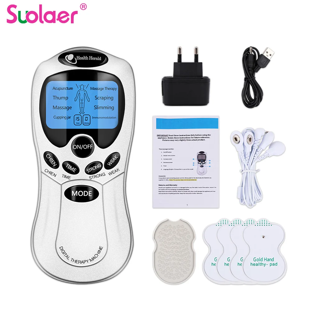 Dropshipping Tens Acupuncture Body Digital Electric Massager Therapy Machine For Back Neck Foot Leg Pain Relief Health Care 4Pad
Dropshipping Tens Acupuncture Body Digital Electric Massager Therapy Machine For Back Neck Foot Leg Pain Relief Health Care 4Pad