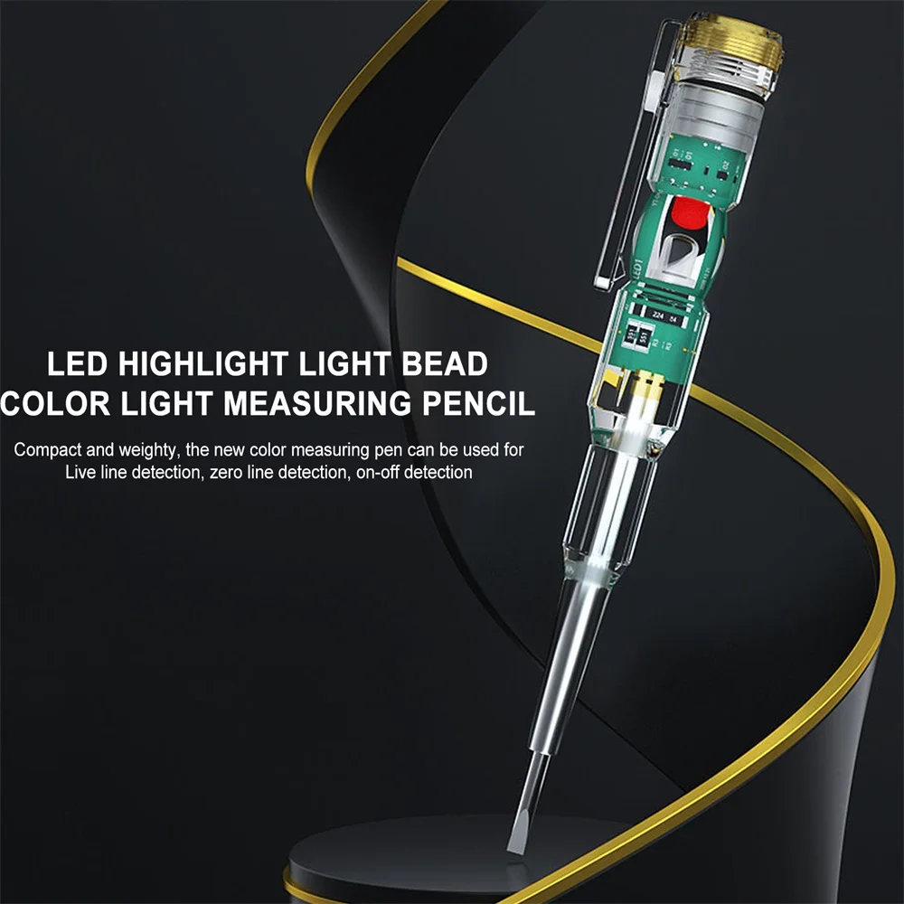 Voltimetro Amperimetro Digital Tester electric Induced Electric Screwdriver Probe With LED Indicator Light Test Pen Sensor
Voltimetro Amperimetro Digital Tester electric Induced Electric Screwdriver Probe With LED Indicator Light Test Pen Sensor