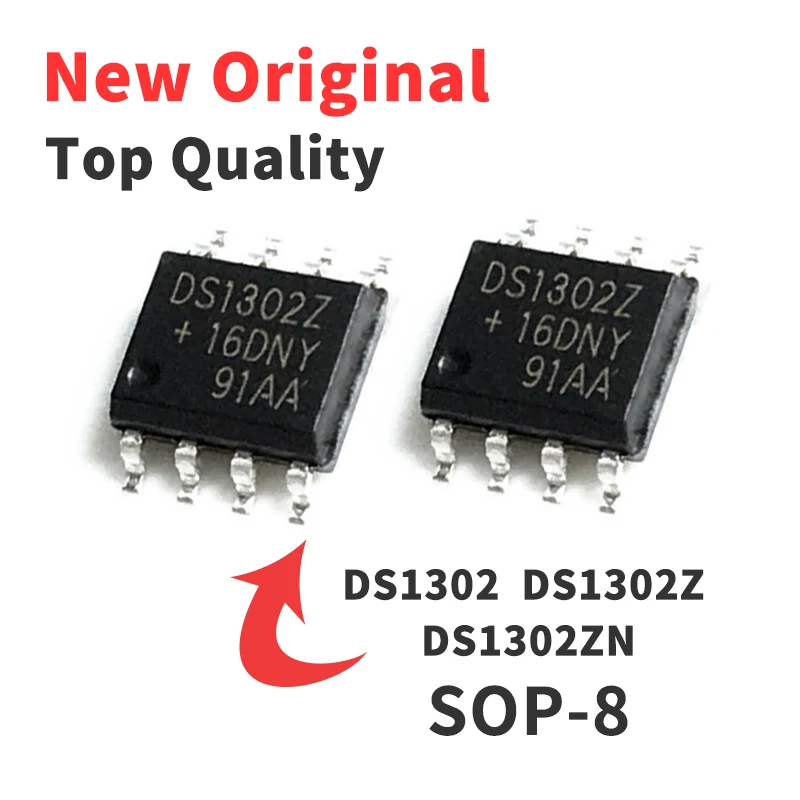 10PCS DS1302 DS1302Z DS1302ZN SOP-8 SMD Real-time Clock Chip IC Brand New Original
10PCS DS1302 DS1302Z DS1302ZN SOP-8 SMD Real-time Clock Chip IC Brand New Original