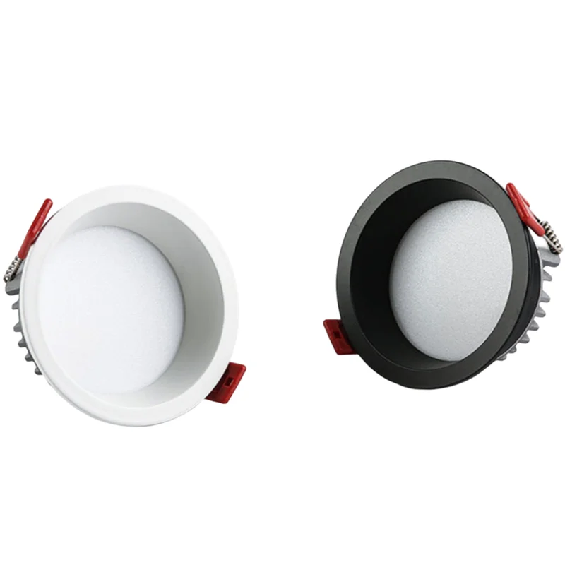 

2023 Dimmable Recessed Dimmable LED Downlights 7w 9w 12w 15w 18w 20w 24w Deep Anti-glare COB Ceiling Lamp Spot Lights AC90-260V