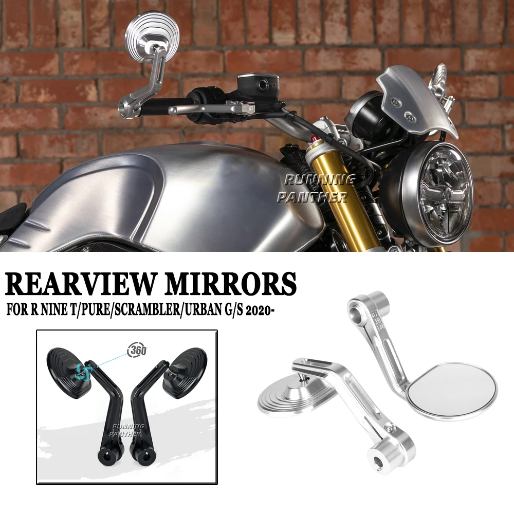 Зеркало заднего вида для BMW R9T RNINET Pure R NINE T Scrambler RnineT Urban G/S 2020-2023