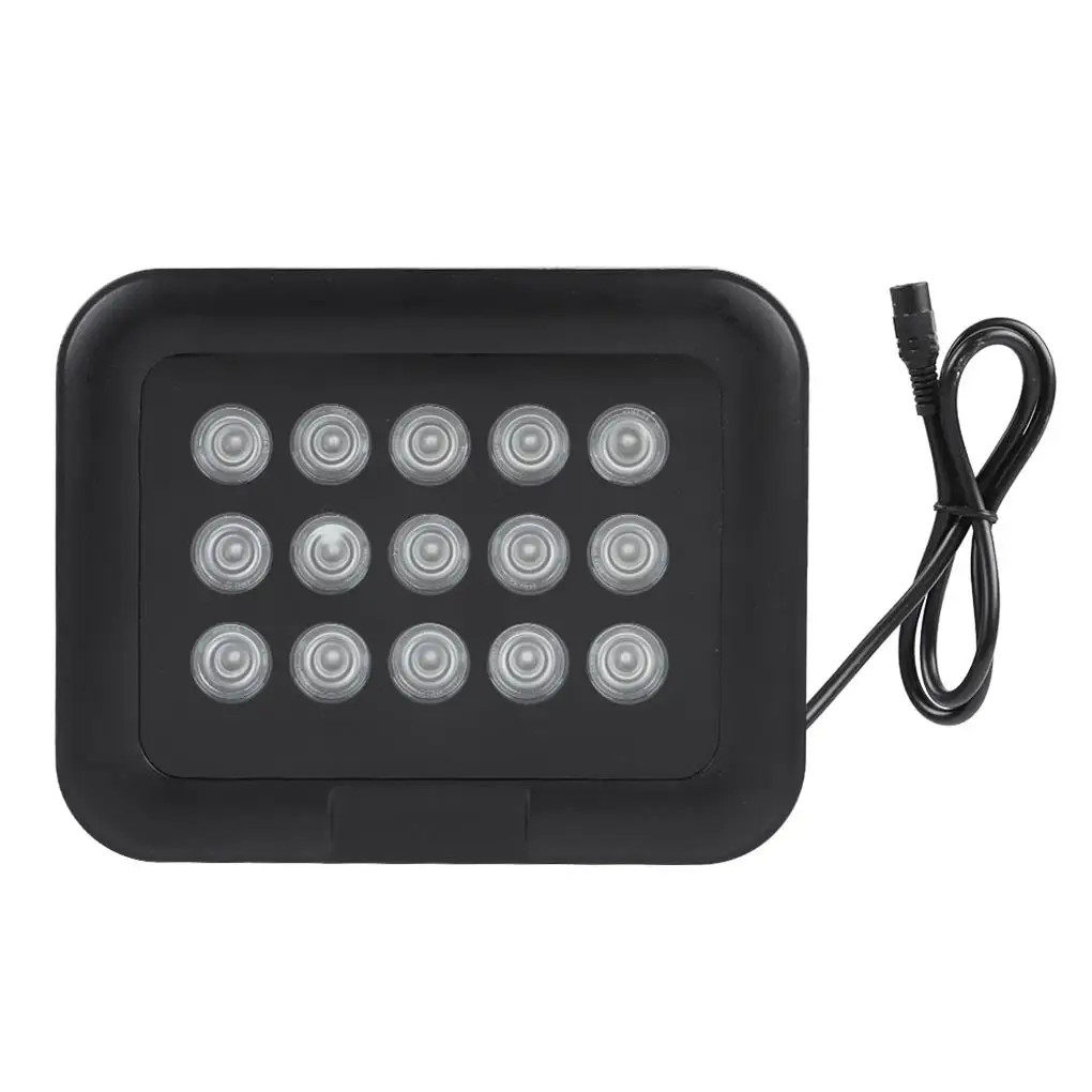 DC 12V 15pcs IR Infrared LEDs Array Light IP65 Waterproof Night Vision for Security Camera
DC 12V 15pcs IR Infrared LEDs Array Light IP65 Waterproof Night Vision for Security Camera