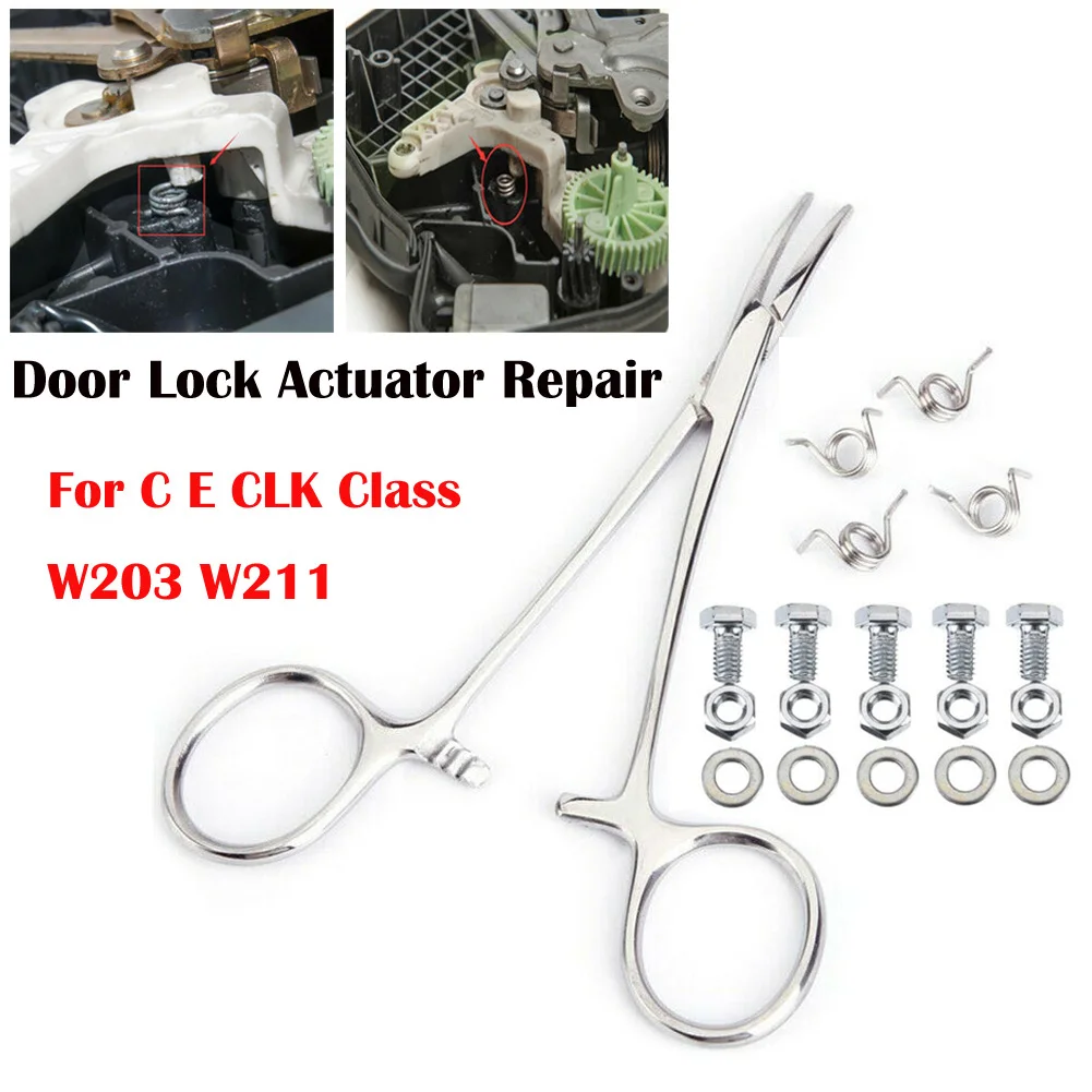 1 Set Car Door Lock Actuator Repair Kit 4 Spring For W203 W211 W209 C E CLK CLASS Repair Tools Durable To Use High Quality
1 Set Car Door Lock Actuator Repair Kit 4 Spring For W203 W211 W209 C E CLK CLASS Repair Tools Durable To Use High Quality