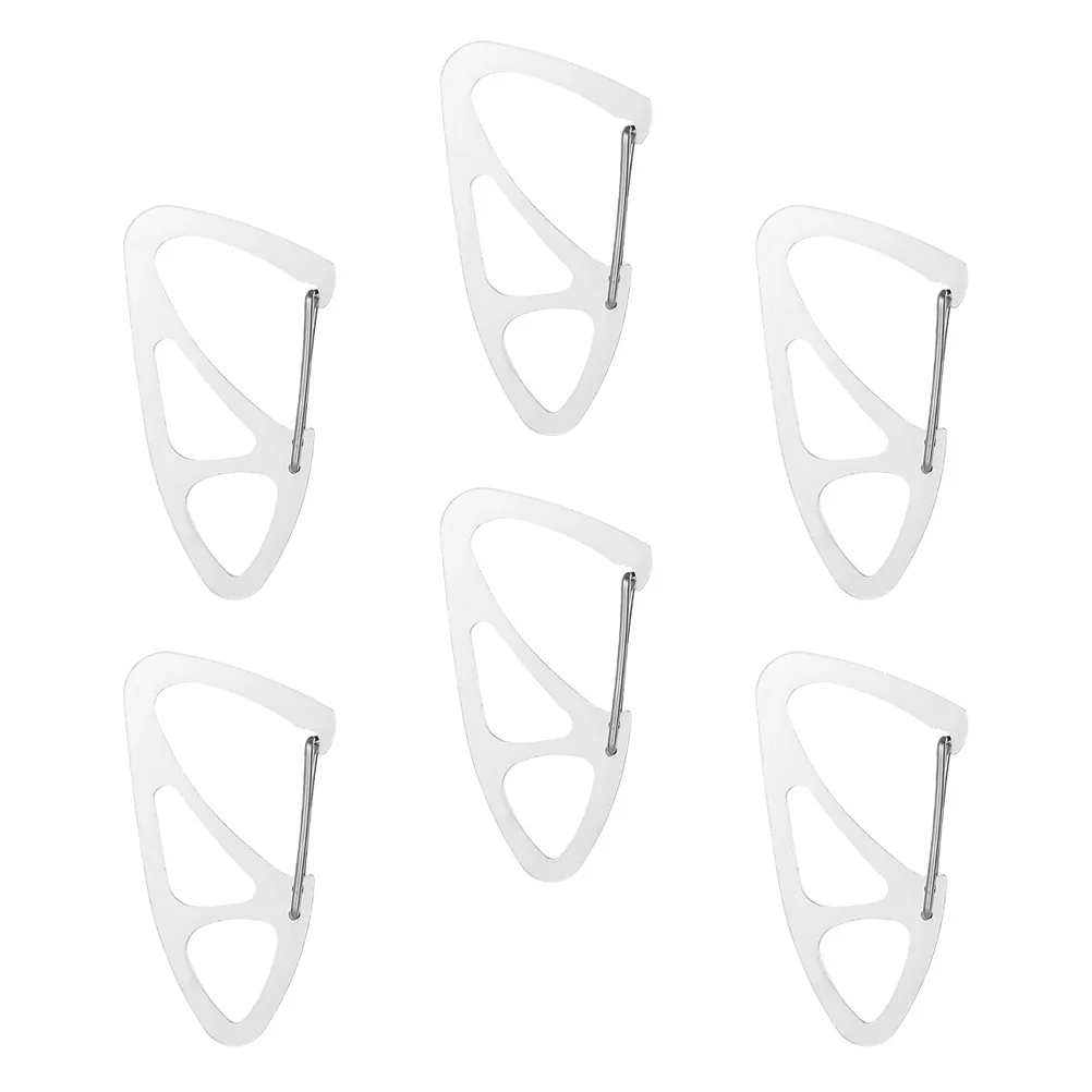 6 шт. металлический многофункциональный Прочный переносной крючок с пряжкой для кемпинга туризма 
6 шт. металлический многофункциональный Прочный переносной крючок с пряжкой для кемпинга туризма