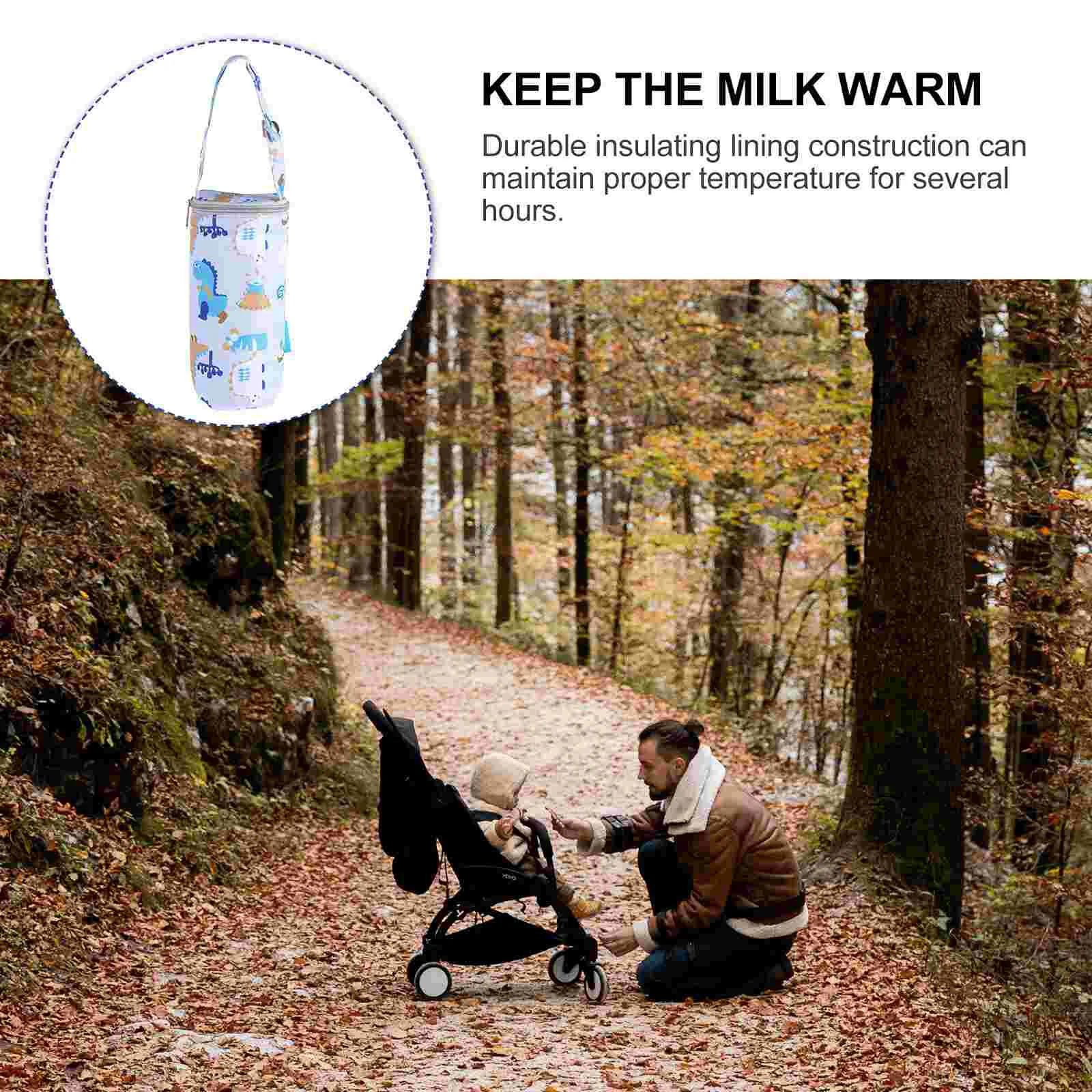 Insulated Bottle Bags Portable Warmer Bag for Travel Carrier, Holder, Tote ( Grey )
Insulated Bottle Bags Portable Warmer Bag for Travel Carrier, Holder, Tote ( Grey )