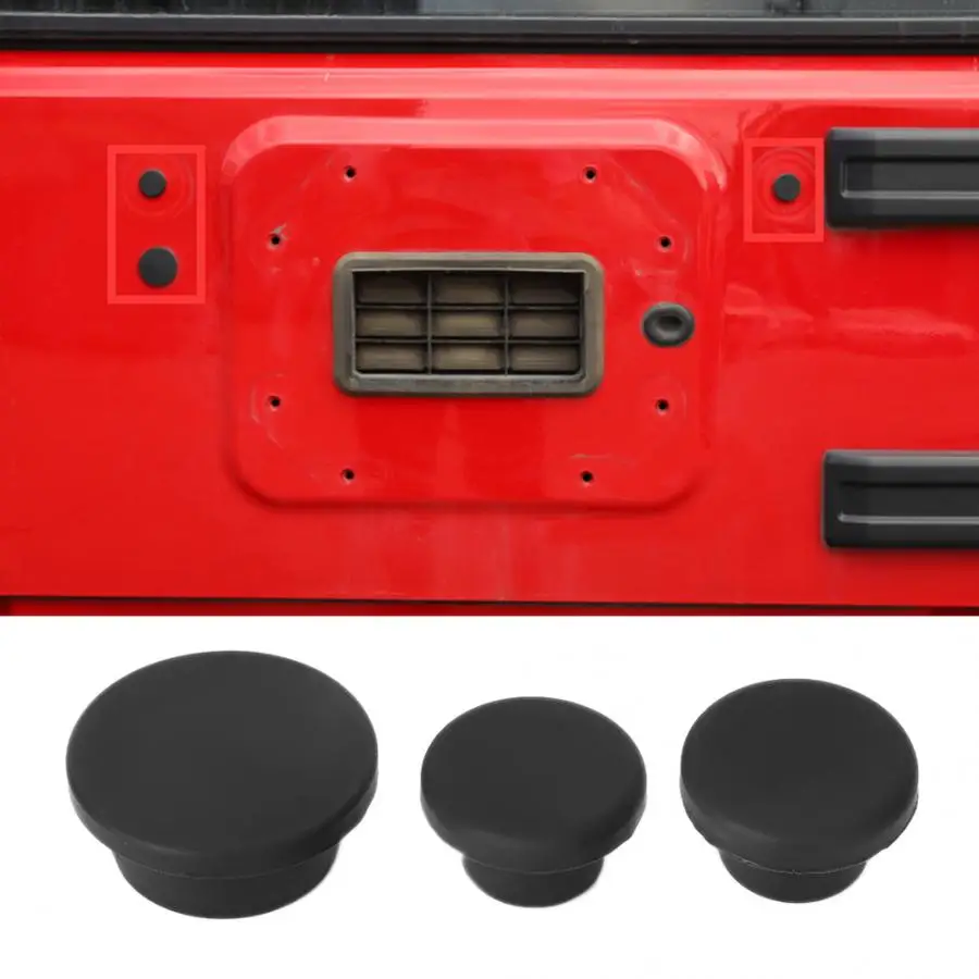 3Pcs Tailgate Rubber Plug Black Car Door Frame Fit For Jeep Wrangler JK 2007 2008 2009 2010 2011 2012 2013 2014 2015 2016 2017
3Pcs Tailgate Rubber Plug Black Car Door Frame Fit For Jeep Wrangler JK 2007 2008 2009 2010 2011 2012 2013 2014 2015 2016 2017
