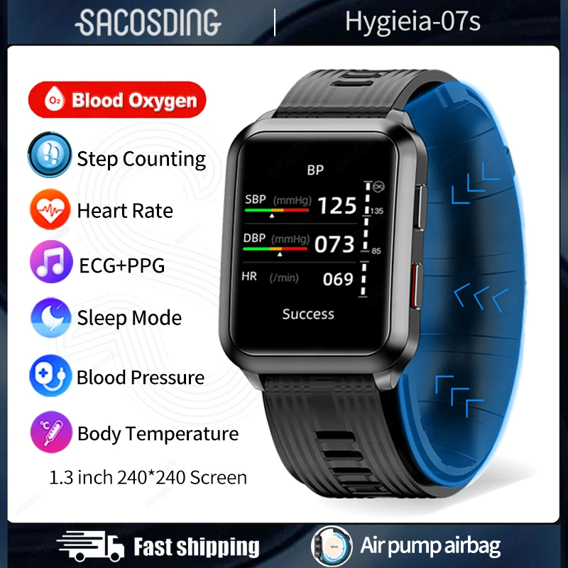 2023 New Smart Watch Air Pump Intelligent Airbag True Accurately Blood Pressure Oxygen Temperature Heart Rate Health Monitor
2023 New Smart Watch Air Pump Intelligent Airbag True Accurately Blood Pressure Oxygen Temperature Heart Rate Health Monitor