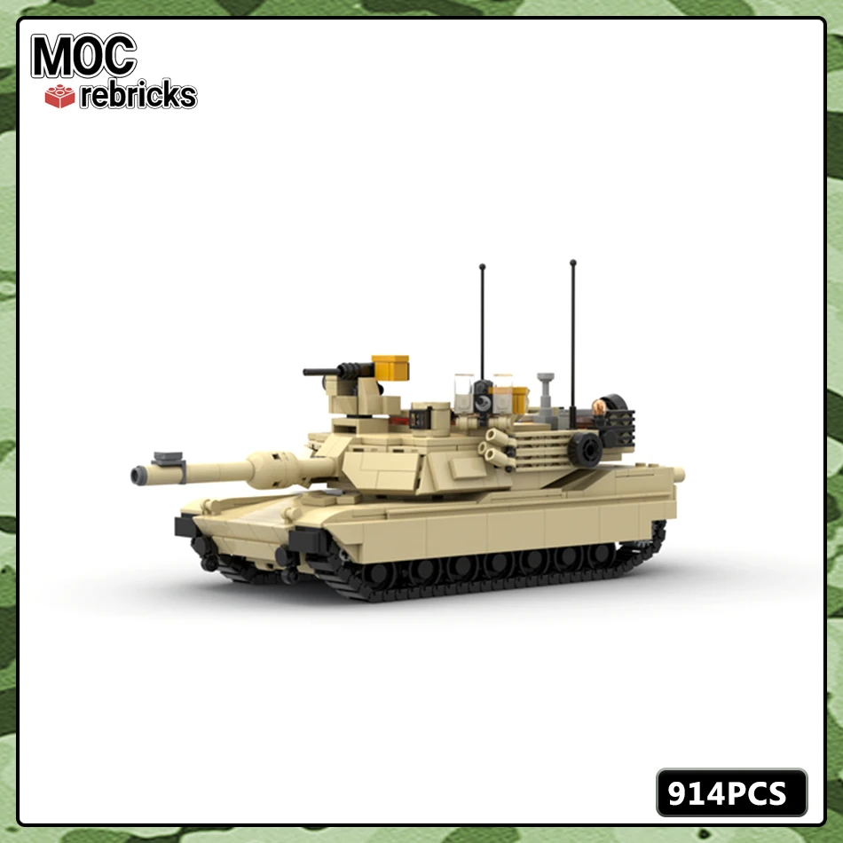 Военная серия кубики MOC M1A2 Abrams армия США Основной боевой танк модель блока DIY Набор игрушек для мальчиков подарки на день рождения
Военная серия кубики MOC M1A2 Abrams армия США Основной боевой танк модель блока DIY Набор игрушек для мальчиков подарки на день рождения