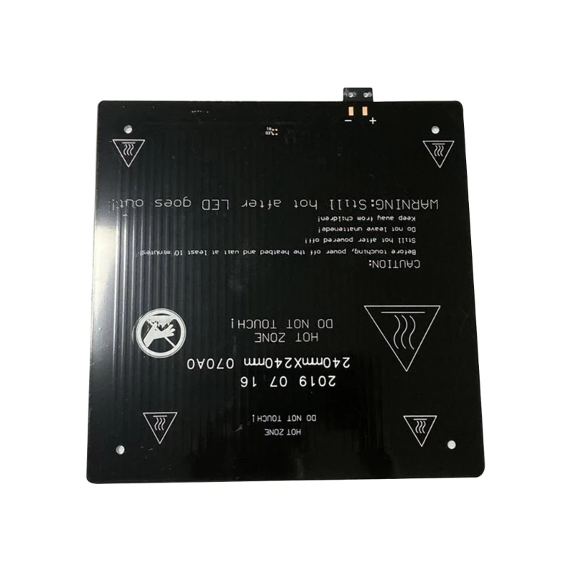 240x240x3.0mm 140W 3D Printer Part Hotbed Aluminum Heated Bed for 3D Printer Hot Bed Support Replacement Part
240x240x3.0mm 140W 3D Printer Part Hotbed Aluminum Heated Bed for 3D Printer Hot Bed Support Replacement Part