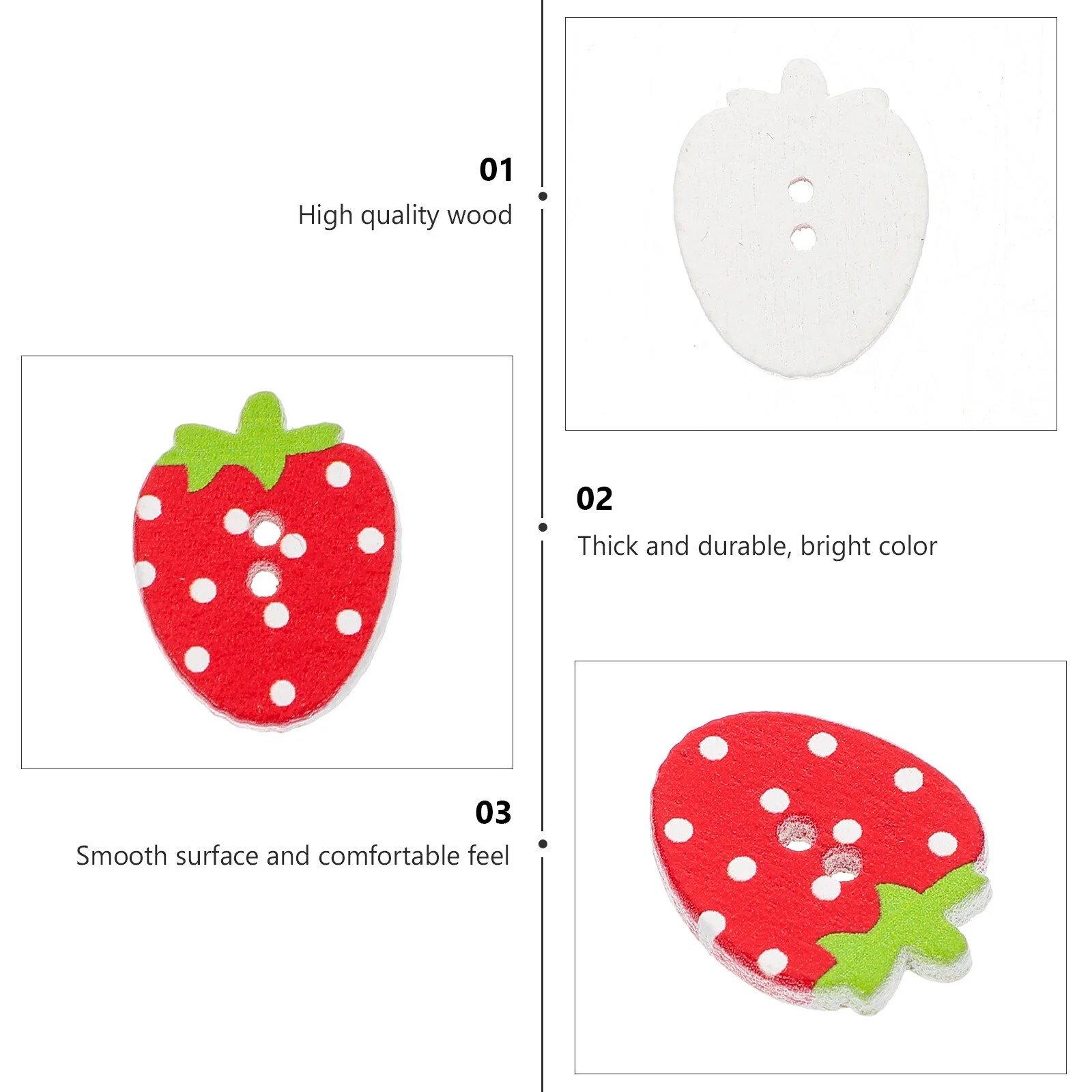 Buttons Wood Kids Strawberry Button Jeans Decor Clothes Craft And Crafts For Kids Sewing Crafts Decorative Ornaments 
Buttons Wood Kids Strawberry Button Jeans Decor Clothes Craft And Crafts For Kids Sewing Crafts Decorative Ornaments