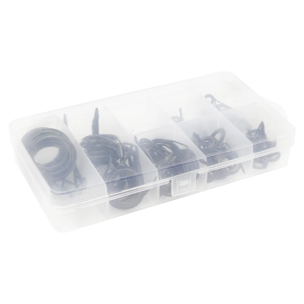 Fishing Rod Guide High Capacity Fishing Rod Guide Ring Repair Kit 75pcs Single Foot Rod Ring for Extended Durability
Fishing Rod Guide High Capacity Fishing Rod Guide Ring Repair Kit 75pcs Single Foot Rod Ring for Extended Durability